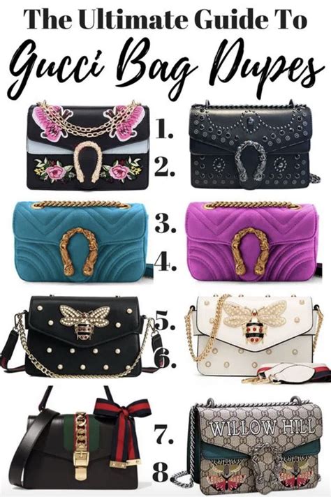 fake gucci purse pictures|best dupes for gucci.